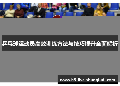 乒乓球运动员高效训练方法与技巧提升全面解析