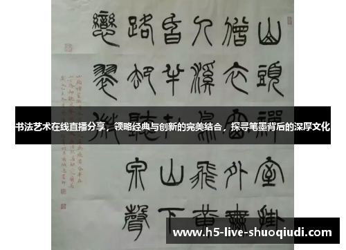 书法艺术在线直播分享，领略经典与创新的完美结合，探寻笔墨背后的深厚文化